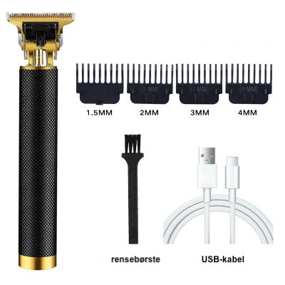 Oppladbar trådløs skjeggtrimmer - Alvastores